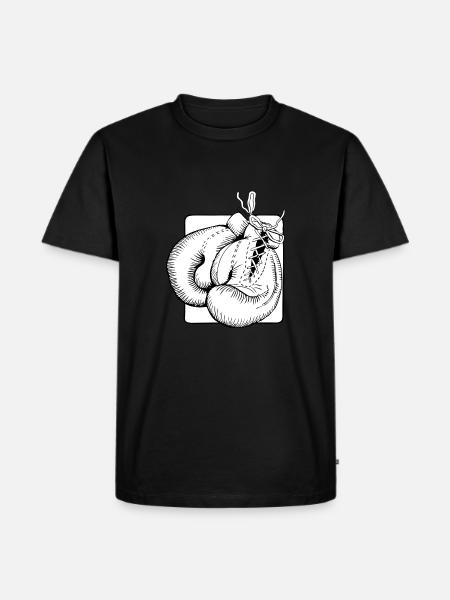 Boxing Gloves - Men's Premium Organic T-Shirt - black