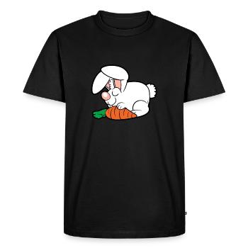 Easter easter bunny - Men's Premium Organic T-Shirt - black - Front - Nico (187cm)