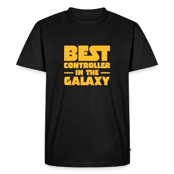 Best Controller In The Galaxy - Men's Premium Organic T-Shirt - black - Front - Nico (187cm)