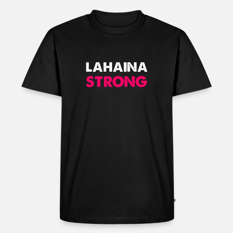 Lahaina Stark - Männer Premium Bio T-Shirt - Schwarz