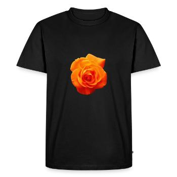 Fleur d'oranger - T-shirt Premium bio Homme - noir - Devant - Nico (187cm)