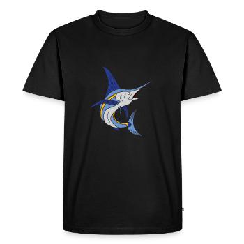 Marlin espadon marlin pêche en haute mer - T-shirt Premium bio Homme - noir - Devant - Nico (187cm)