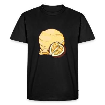 Durian ice cream ice cream ice cream ice cream ice cream - Men's Premium Organic T-Shirt - black - Front - Nico (187cm)