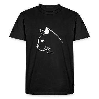 Poussins chat chats chat chats - T-shirt Premium bio Homme - noir - Devant - Nico (187cm)