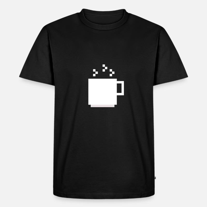 Tasse - Männer Premium Bio T-Shirt - Schwarz