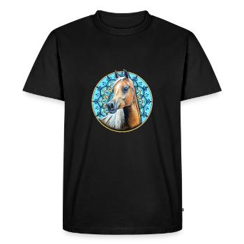 BeSto - T-shirt Premium bio Homme - noir - Devant - Nico (187cm)