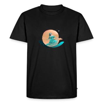 deesse venus - T-shirt Premium bio Homme - noir - Devant - Nico (187cm)