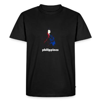 Philippines Philippines vacances - T-shirt Premium bio Homme - noir - Devant - Nico (187cm)