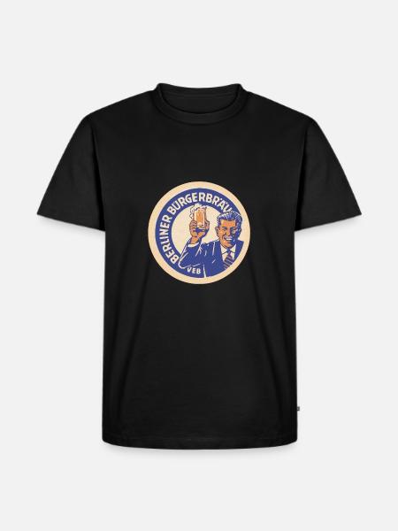 VEB Berliner Buergerbraeu - Men's Premium Organic T-Shirt - black