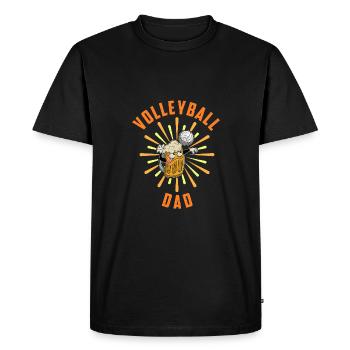 Volleyball Bière Buveur de bière Entraîneur de volleyball - T-shirt Premium bio Homme - noir - Devant - Nico (187cm)