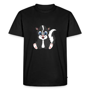 mouffette - T-shirt Premium bio Homme - noir - Devant - Nico (187cm)
