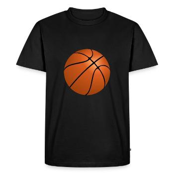 Basket-ball - T-shirt Premium bio Homme - noir - Devant - Nico (187cm)