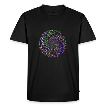 choses - T-shirt Premium bio Homme - noir - Devant - Nico (187cm)