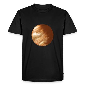 Vénus, planète de l'année 2018 - T-shirt Premium bio Homme - noir - Devant - Nico (187cm)