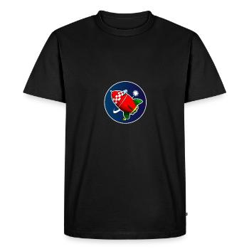 razzo01 - T-shirt Premium bio Homme - noir - Devant - Nico (187cm)
