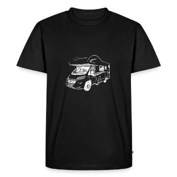 Camper - Men's Premium Organic T-Shirt - black - Front - Nico (187cm)