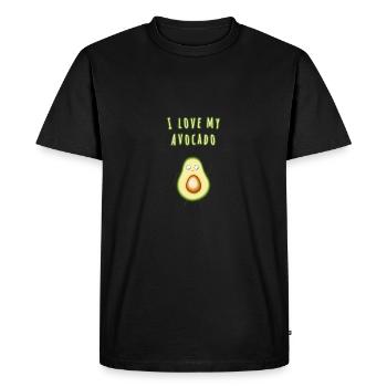 J'aime le cadeau d'avocat - T-shirt Premium bio Homme - noir - Devant - Nico (187cm)