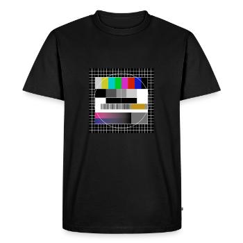 deathly silence - Men's Premium Organic T-Shirt - black - Front - Nico (187cm)