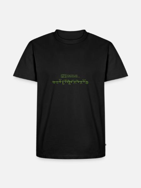 Berlin U-Bahn - U1 - HD - Germany - Men's Premium Organic T-Shirt - black