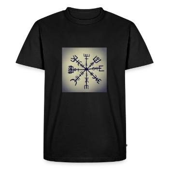 Runes vikings - T-shirt Premium bio Homme - noir - Devant - Nico (187cm)