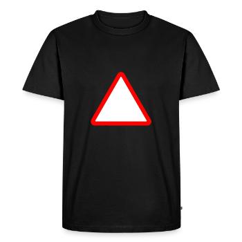 signe de la rue - T-shirt Premium bio Homme - noir - Devant - Nico (187cm)
