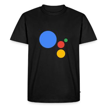 Google Logo Merch! - T-shirt Premium bio Homme - noir - Devant - Nico (187cm)