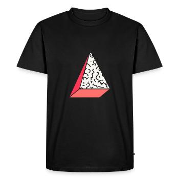 80s memphis minimal design - Men's Premium Organic T-Shirt - black - Front - Nico (187cm)