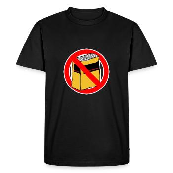 Duden orthographe merci idée de cadeau allemand - T-shirt Premium bio Homme - noir - Devant - Nico (187cm)