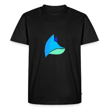 Fox blue - Men's Premium Organic T-Shirt - black - Front - Nico (187cm)