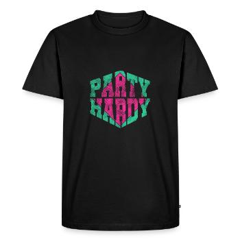 Party hardy - T-shirt Premium bio Homme - noir - Devant - Nico (187cm)