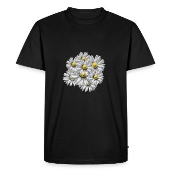 bouquet - T-shirt Premium bio Homme - noir - Devant - Nico (187cm)
