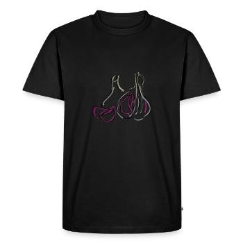 ail - T-shirt Premium bio Homme - noir - Devant - Nico (187cm)