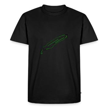 cucumber - Men's Premium Organic T-Shirt - black - Front - Nico (187cm)