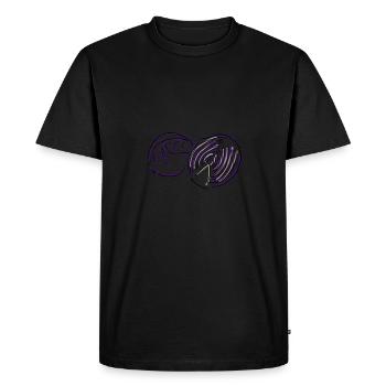 red cabbage - Men's Premium Organic T-Shirt - black - Front - Nico (187cm)