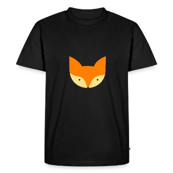 renard - T-shirt Premium bio Homme - noir - Devant - Nico (187cm)