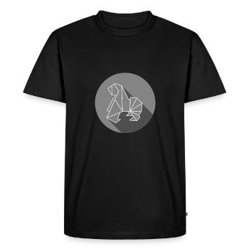 gorille - T-shirt Premium bio Homme - noir - Devant - Nico (187cm)
