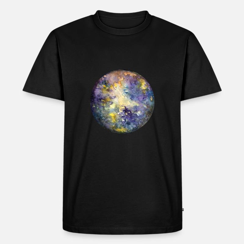 Merkur - Männer Premium Bio T-Shirt - Schwarz