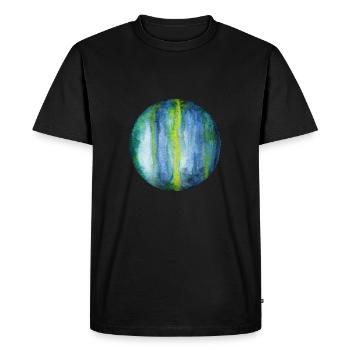 Uranus - T-shirt Premium bio Homme - noir - Devant - Nico (187cm)