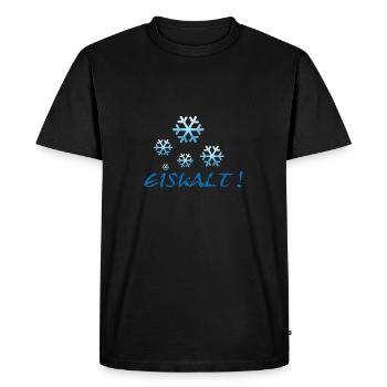 Freezing - Men's Premium Organic T-Shirt - black - Front - Nico (187cm)