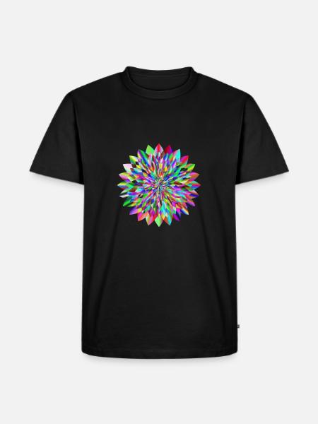 Bunt - Männer Premium Bio T-Shirt - Schwarz
