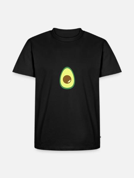 Avokado motif - Men's Premium Organic T-Shirt - black