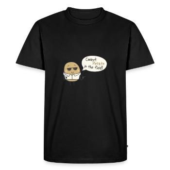 La meilleure pomme de terre dans le domaine - T-shirt Premium bio Homme - noir - Devant - Nico (187cm)