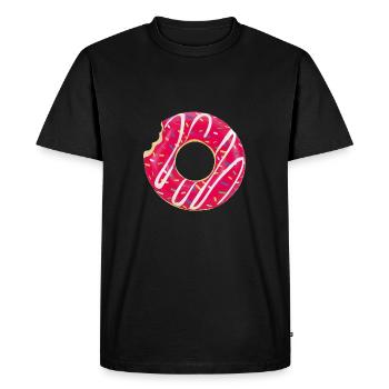 Donat anniversaire Noël Nicolas cadeau - T-shirt Premium bio Homme - noir - Devant - Nico (187cm)
