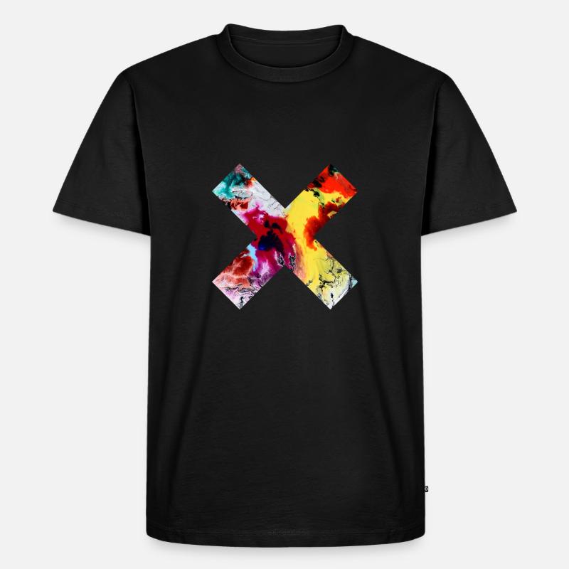 X-Art (Art, Kunst) - Männer Premium Bio T-Shirt - Schwarz