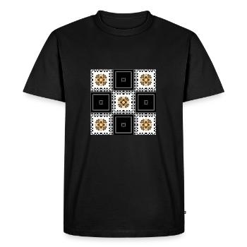 abstraction - T-shirt Premium bio Homme - noir - Devant - Nico (187cm)