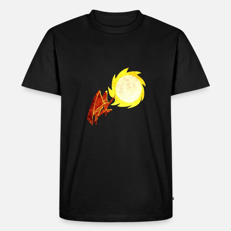 Icarus2 - Männer Premium Bio T-Shirt - Schwarz