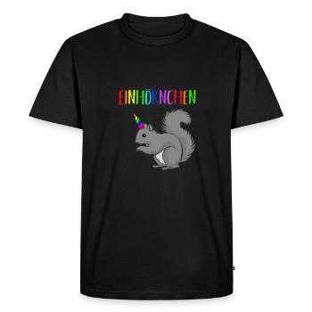 Einhörnchen - T-shirt Premium bio Homme - noir - Devant - Nico (187cm)