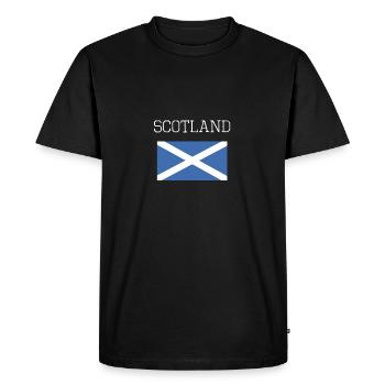 Ecosse Ecosse Whiskey Ecossaise Edimbourg - T-shirt Premium bio Homme - noir - Devant - Nico (187cm)