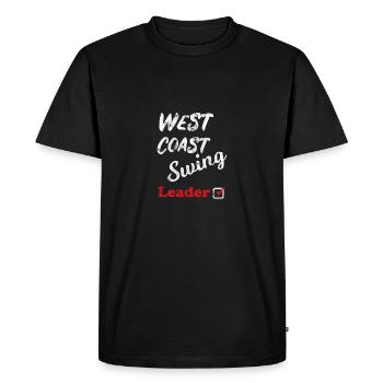 West Coast Swing Leader Follower Workshop Geschenk - Männer Premium Bio T-Shirt - Schwarz - Vorne - Nico (187cm)