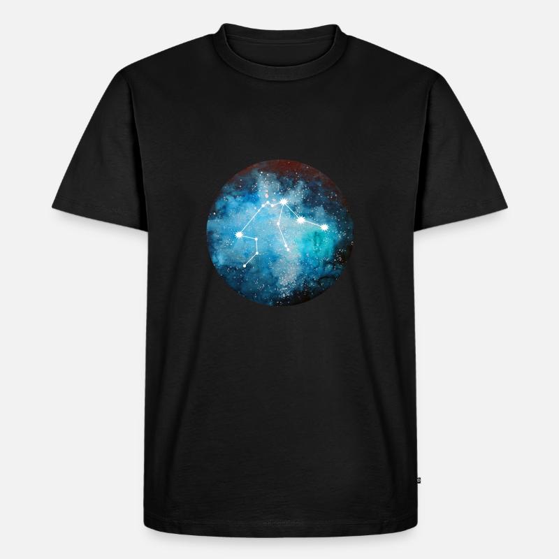 Sternzeichen Wassermann - Männer Premium Bio T-Shirt - Schwarz